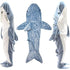 Gemütliche Shark Hoodie Decke | weiche Kapuzendecke mit Schwanz